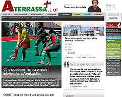 Captura de la web del diario A Terrassa