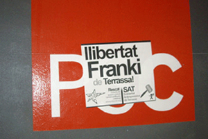 Manifestación contra la encarcelación de Franki