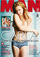 Carla Nieto Geli, en la portada de la revista Man