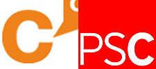 Logos de Ciudadanos y PSC