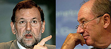 Mariano Rajoy y Rodrigo Rato
