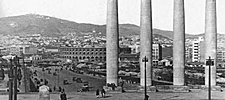 Columnas de Puig i Cadafalch en Montjuïc