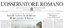 Captura imagen del diario oficial del Vaticano
