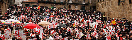 Manifestación Galicia Bilingüe