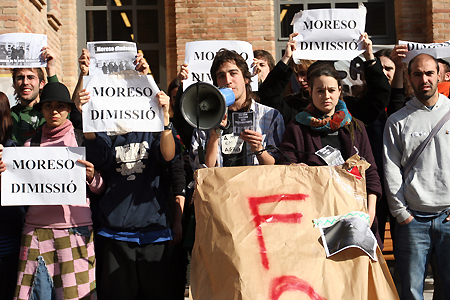 Montilla abordado en la Pompeu Fabra