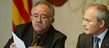 Josep-Lluís Carod-Rovira y José Montilla