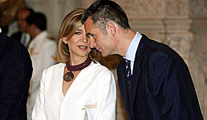 La Infanta Cristina y su marido, Iñaki Urdangarin.