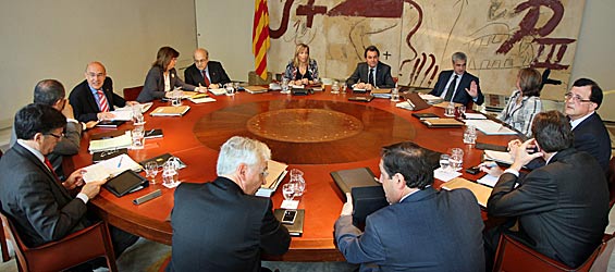 Reunión del Consejo Ejecutivo de la Generalidad correspondiente a la primera legislatura autonómica de Artur Mas (foto: gencat.cat).