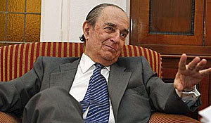 Landelino Lavilla, ex presidente del Congreso (1979-1982), ex ministro de Justicia (1976-1979) y miembro del Consejo de Estado (foto: Jaime García/'Abc').